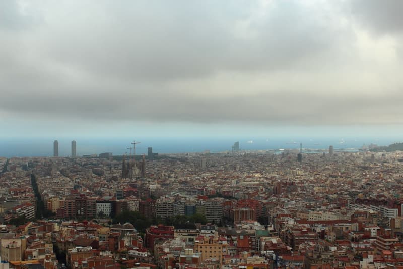 Imagen de archivo de la contaminación en Barcelona
