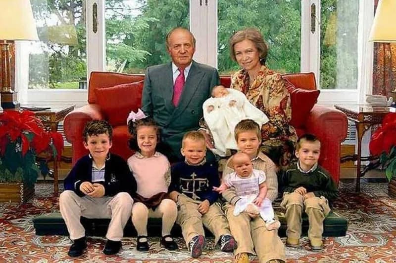 La foto de Navidad editada por la reina Sofía