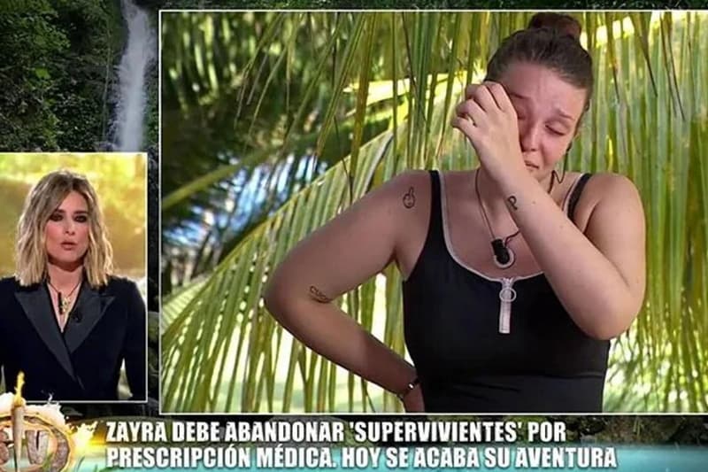 Zayra Gutiérrez abandona 'Supervivientes'