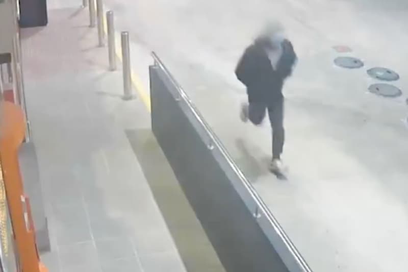 Captura de vídeo d'una càmera de seguretat