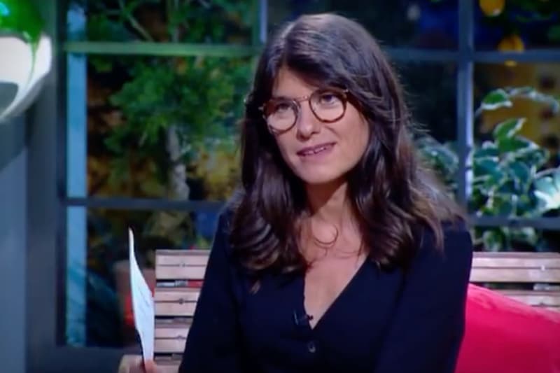 Anna Pérez Pagès en una imagen en la televisión