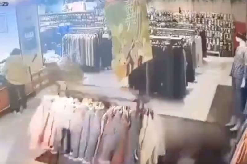 Captura del vídeo enregistrat per les càmeres de seguretat