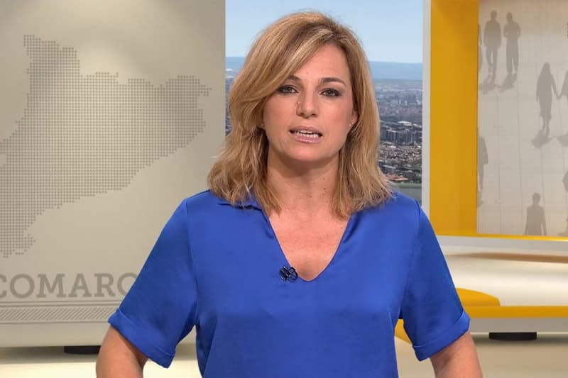 Núria Solé, presentadora del 'Telenotícies Comarques'