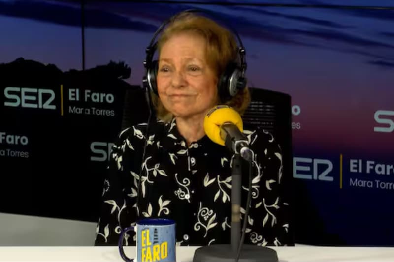 Mayra Gómez Kemp, durante su última entrevista en la radio