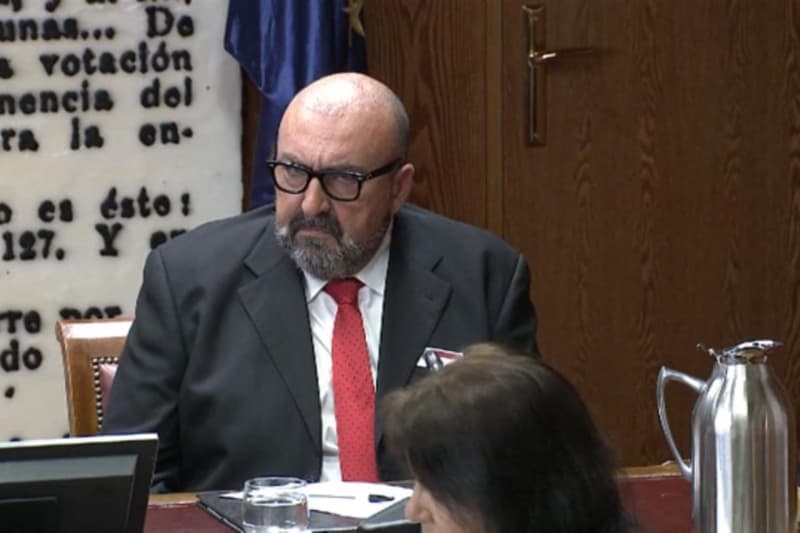 Koldo García en el Senat