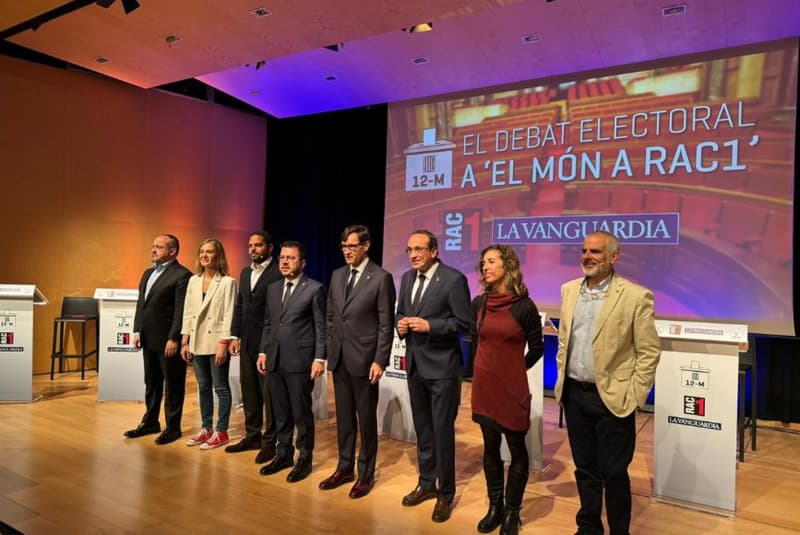 Els candidats a les eleccions en el debat de Rac1 i La Vanguardia